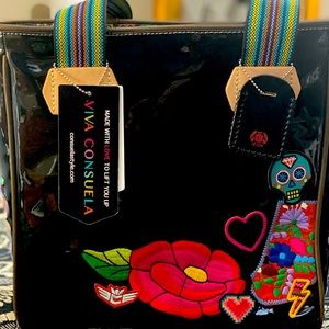 Consuela Poppy Classic Tote NWT retails $295 Missing turquoise hang tag